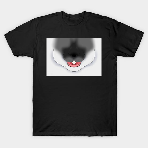 Siamese Bunny Face T-Shirt by KeishaMaKainn